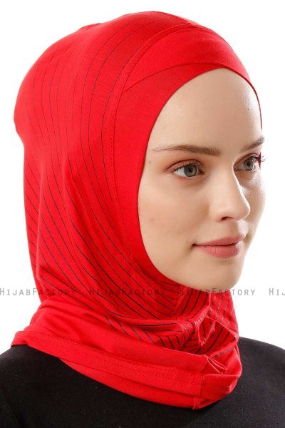 Babe Cross - Rot One-Piece Al Amira Hijab