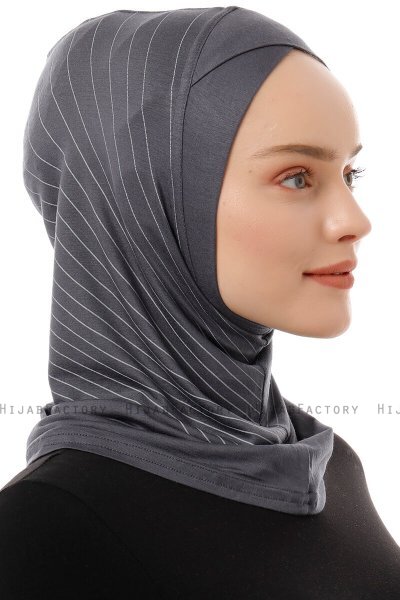 Babe Cross - Dunkelgrau One-Piece Al Amira Hijab