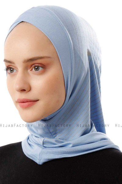 Babe Cross - Hellblau One-Piece Al Amira Hijab
