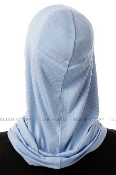 Babe Cross - Hellblau One-Piece Al Amira Hijab