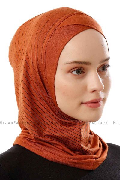 Babe Cross - Ziegelrot One-Piece Al Amira Hijab