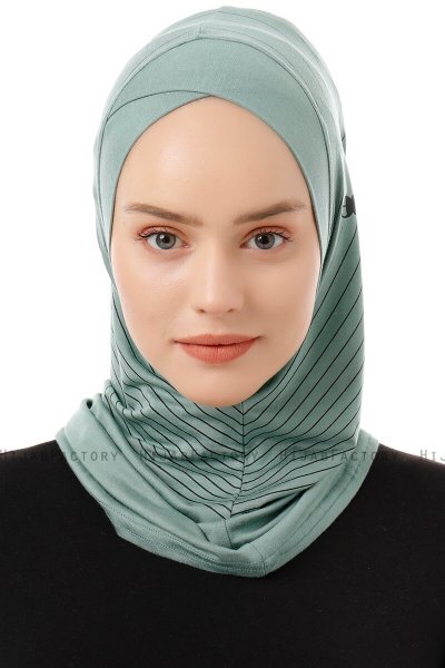 Babe Cross - Grün One-Piece Al Amira Hijab