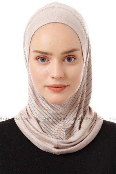 Babe Plain - Helltaupe One-Piece Al Amira Hijab