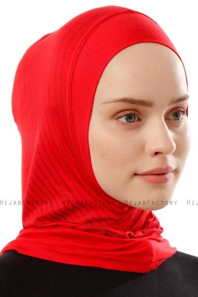 Babe Plain - Rot One-Piece Al Amira Hijab