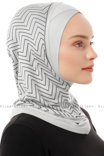 Silva Cross - Hellgrau One-Piece Al Amira Hijab