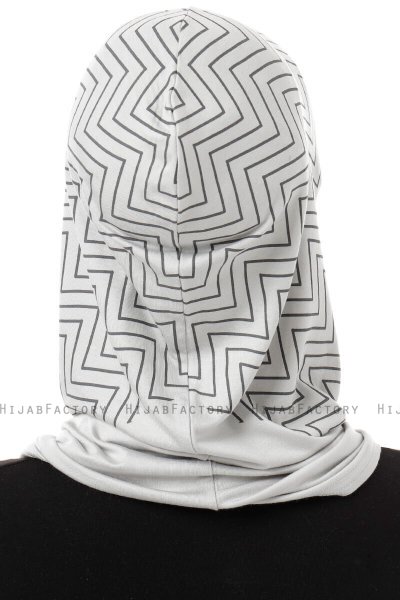 Silva Cross - Hellgrau One-Piece Al Amira Hijab