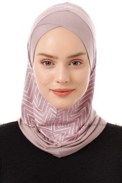 Silva Cross - Steingrau One-Piece Al Amira Hijab