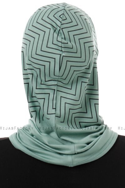 Silva Cross - Grün One-Piece Al Amira Hijab