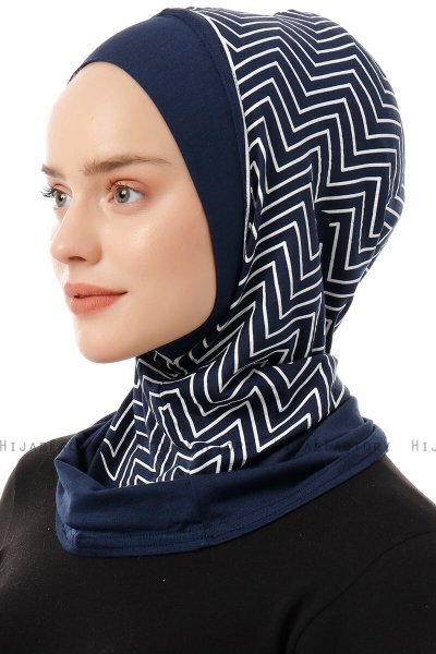 Silva Plain - Navy Blau One-Piece Al Amira Hijab
