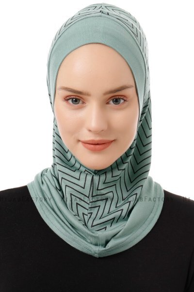 Silva Plain - Grün One-Piece Al Amira Hijab