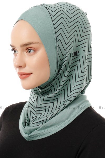 Silva Plain - Grün One-Piece Al Amira Hijab