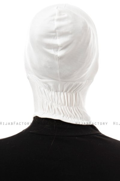 Elnara - Creme Plain Hijab Untertuch