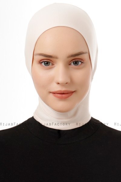 Elnara - Beige Plain Hijab Untertuch