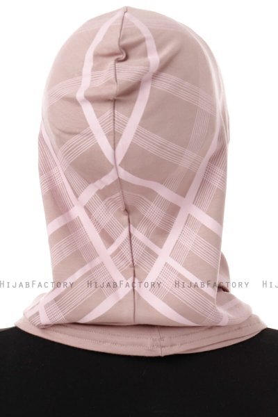 Ekose Cross - Steingrau One-Piece Al Amira Hijab