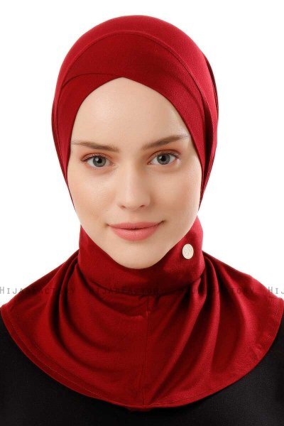 Ceren - Bordeaux Praktisch Viscose Hijab
