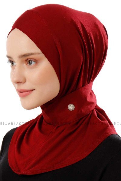 Ceren - Bordeaux Praktisch Viscose Hijab