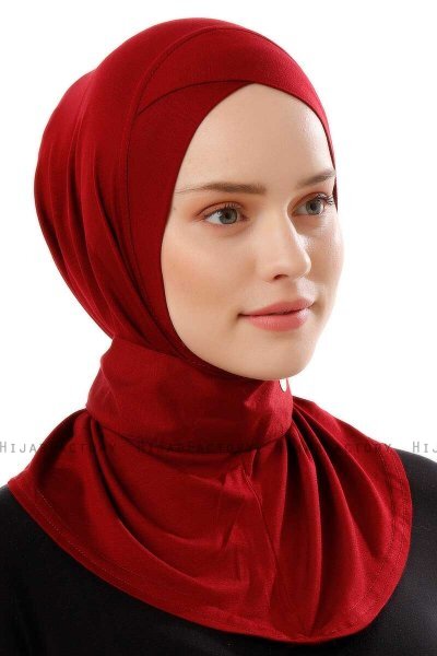Ceren - Bordeaux Praktisch Viscose Hijab
