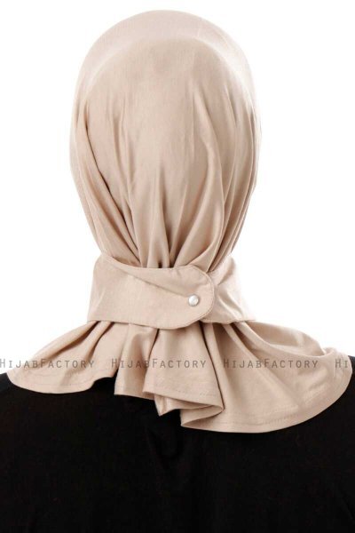 Ceren - Helltaupe Praktisch Viscose Hijab