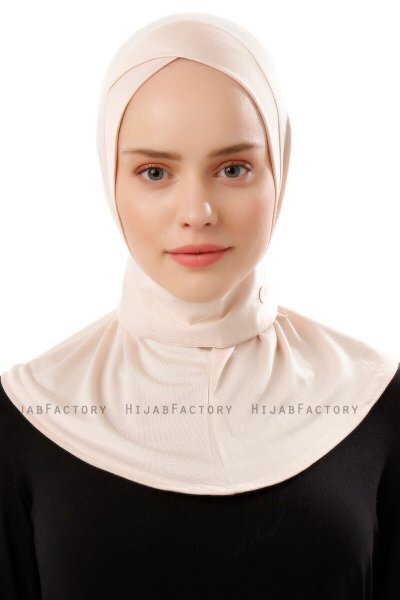 Ceren - Beige Praktisch Viscose Hijab