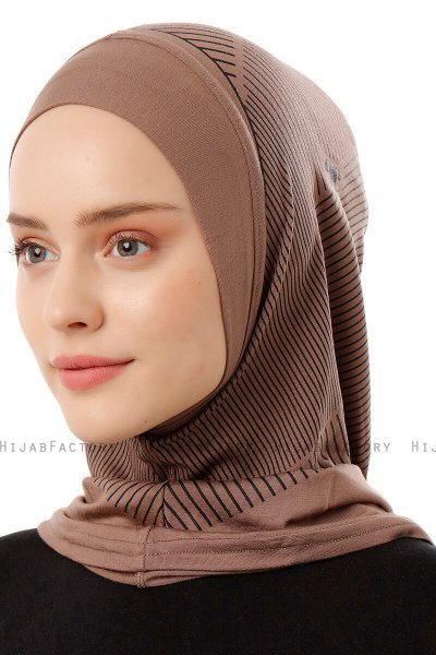 Wind Plain - Dunkeltaupe One-Piece Al Amira Hijab