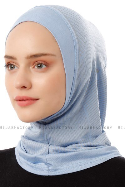 Wind Plain - Hellblau One-Piece Al Amira Hijab