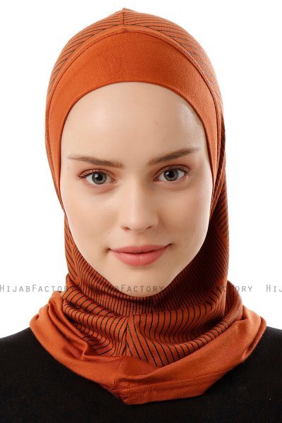 Wind Plain - Ziegelrot One-Piece Al Amira Hijab