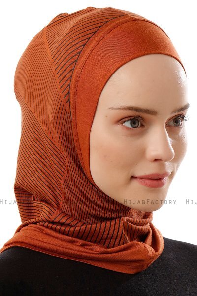 Wind Plain - Ziegelrot One-Piece Al Amira Hijab