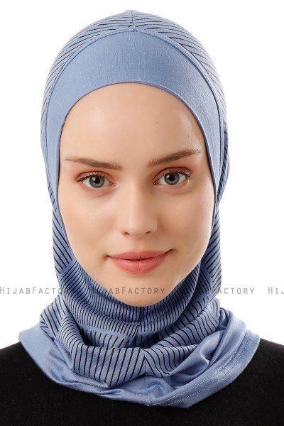 Wind Plain - Indigo One-Piece Al Amira Hijab