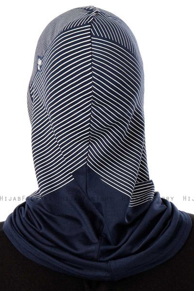 Wind Cross - Navy Blau One-Piece Al Amira Hijab