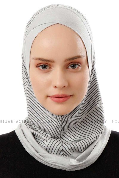 Wind Cross - Hellgrau One-Piece Al Amira Hijab