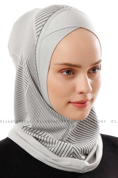 Wind Cross - Hellgrau One-Piece Al Amira Hijab