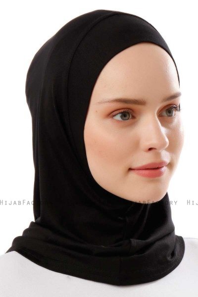 Logo Plain - Schwarz & Hellgrau One-Piece Al Amira Hijab