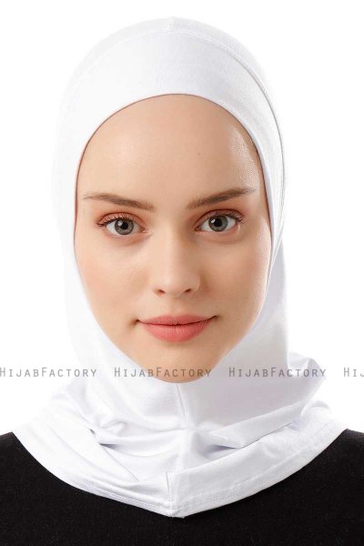 Logo Plain - Weiß One-Piece Al Amira Hijab
