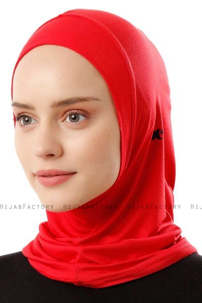Logo Plain - Rot One-Piece Al Amira Hijab
