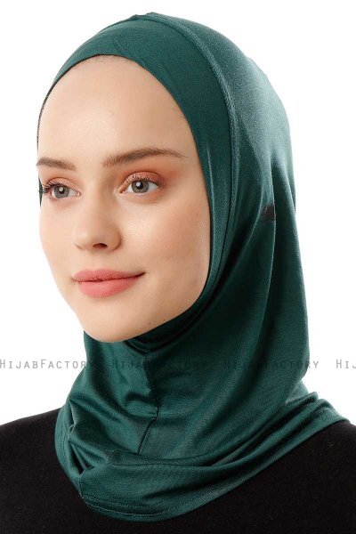 Logo Plain - Dunkelgrün One-Piece Al Amira Hijab