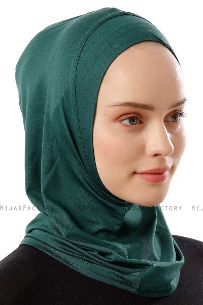 Logo Plain - Dunkelgrün One-Piece Al Amira Hijab
