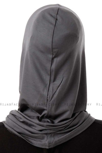 Logo Plain - Dunkelgrau One-Piece Al Amira Hijab
