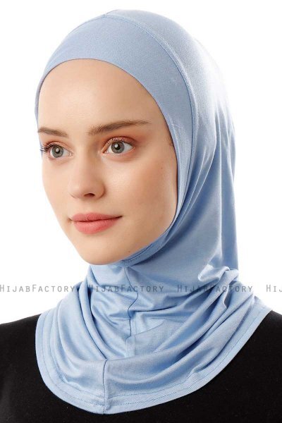 Logo Plain - Hellblau One-Piece Al Amira Hijab