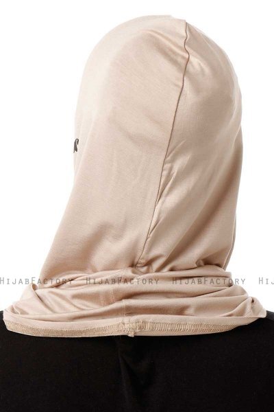 Logo Cross - Helltaupe One-Piece Al Amira Hijab