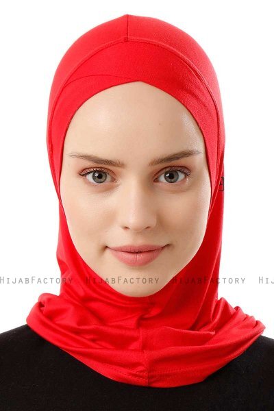 Logo Cross - Rot One-Piece Al Amira Hijab