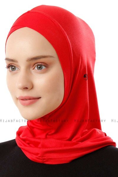 Logo Cross - Rot One-Piece Al Amira Hijab