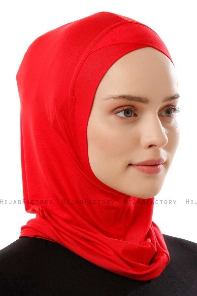 Logo Cross - Rot One-Piece Al Amira Hijab