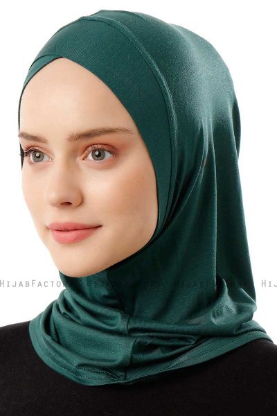 Logo Cross - Dunkelgrün One-Piece Al Amira Hijab
