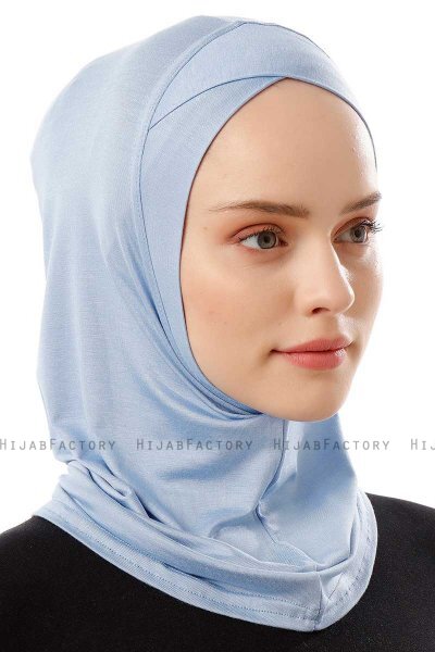 Logo Cross - Hellblau One-Piece Al Amira Hijab