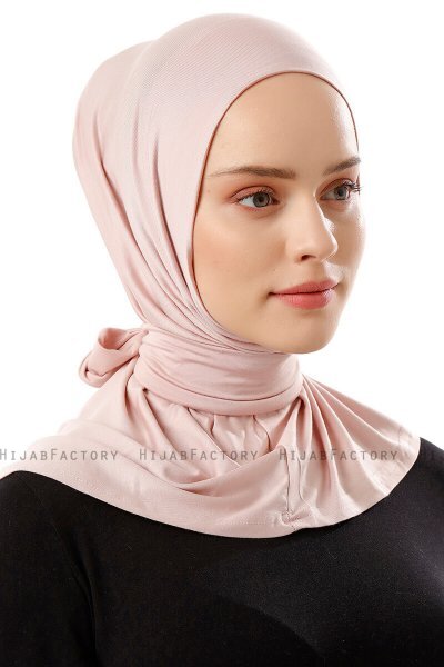 Sportif Plain - Altrosa Praktisch Viscose Hijab