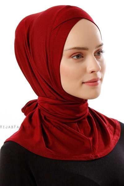 Sportif Cross - Bordeaux Praktisch Viscose Hijab