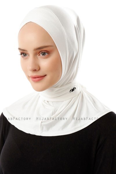 Sportif Cross - Creme Praktisch Viscose Hijab