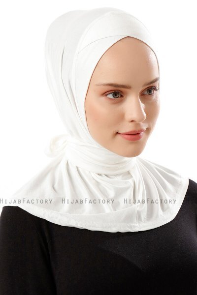 Sportif Cross - Creme Praktisch Viscose Hijab