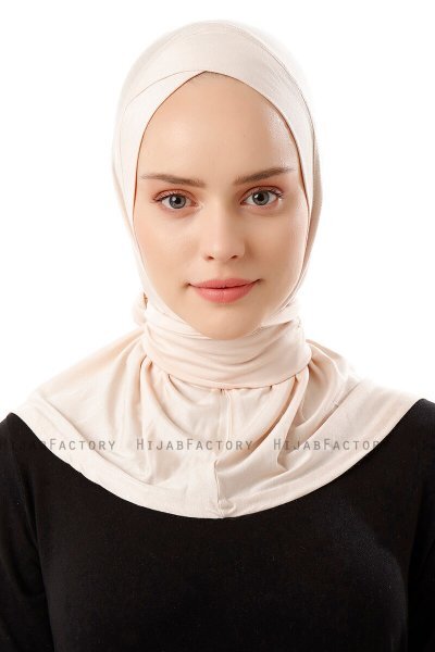 Sportif Cross - Beige Praktisch Viscose Hijab