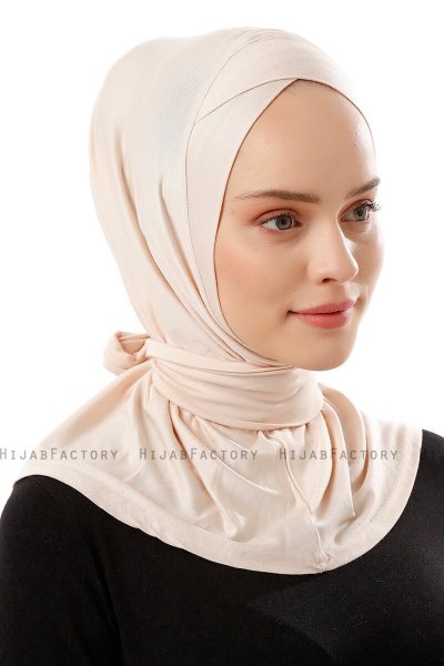 Sportif Cross - Beige Praktisch Viscose Hijab